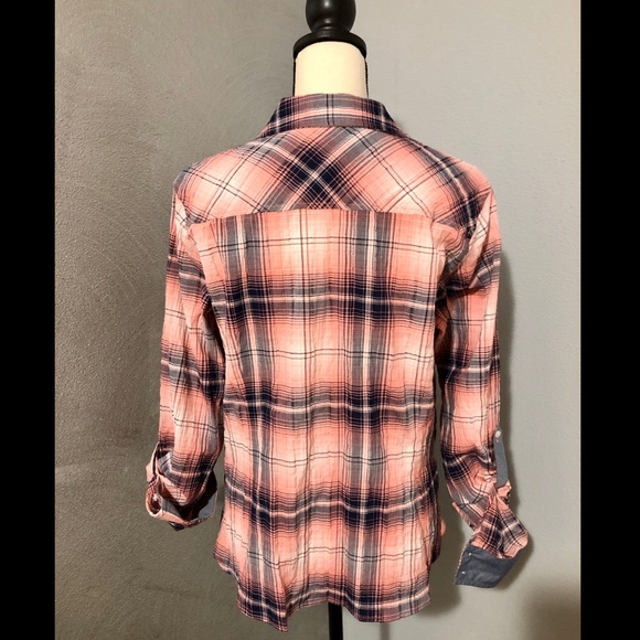 NWT Tommy Hilfiger Plaid Button Down Shirt - Picture 6 of 7